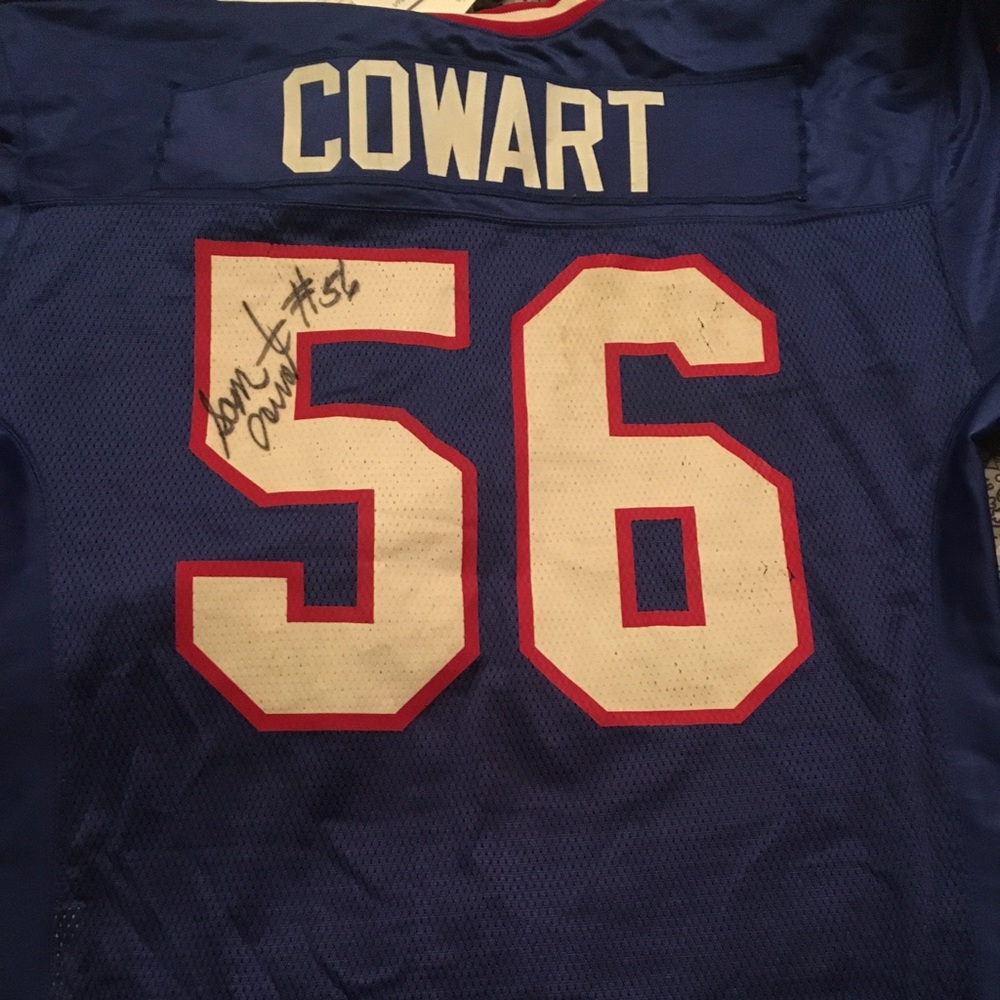 Jersey singed by sam cowart